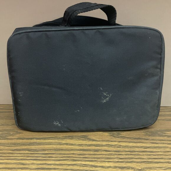 Case It BMI Cassette Tape Storage Travel Black Bag Zippered Handle Hold 16 - Picture 6 of 6